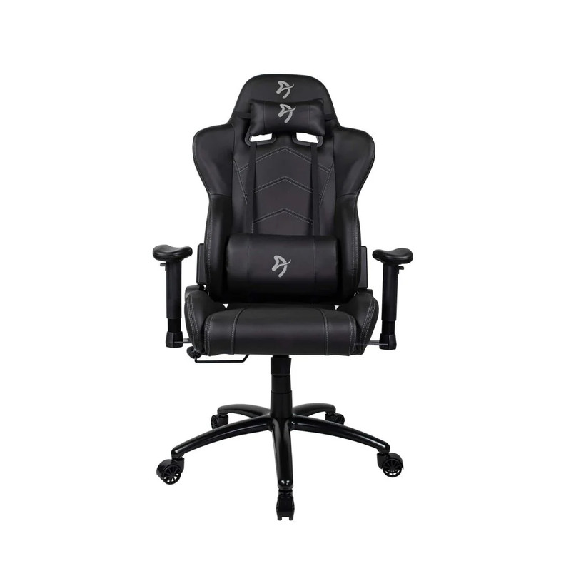Arozzi Inizio PU Leather Gray Logo Gaming Chair - Black - كرسي